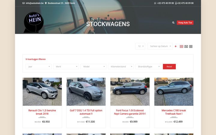 Screenshot of autoshein.be