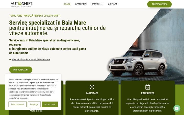 Screenshot of autoshiftbm.ro
