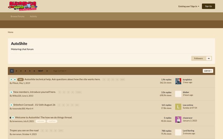Screenshot of autoshite.com