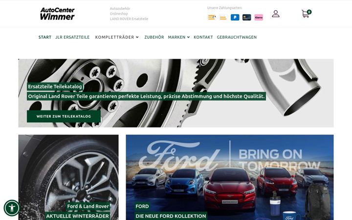 Screenshot of autoshop-wimmer.de