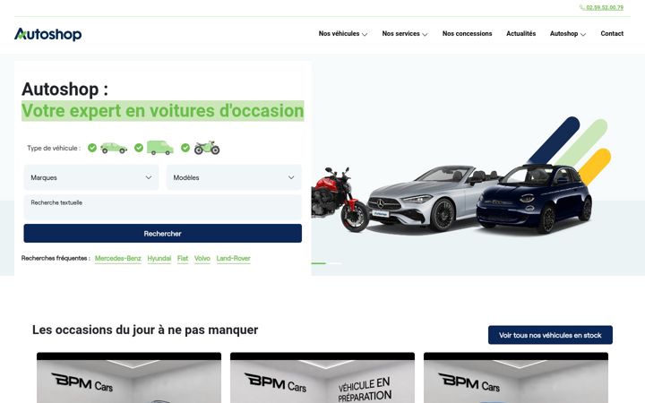 Screenshot of autoshop.fr