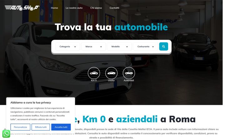 Screenshot von autoshoproma.com