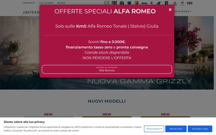 Screenshot of autosica.it