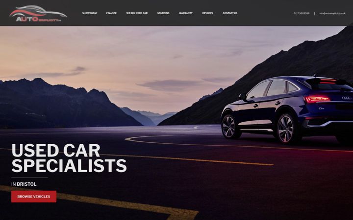 Screenshot von autosimplicity.co.uk