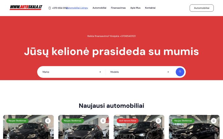 Screenshot of autoskala.lt