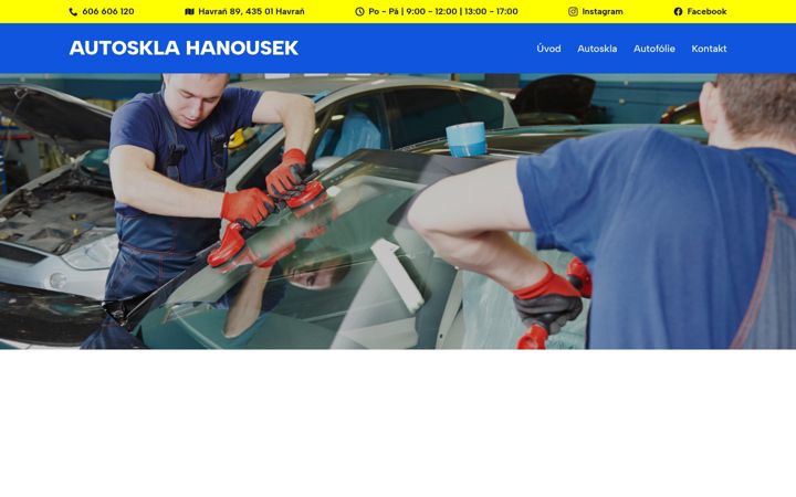 Captură de ecran a autosklahanousek.cz