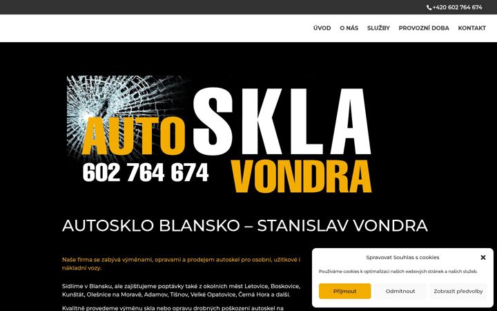 Snímek obrazovky autosklo-blansko.cz
