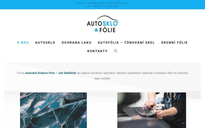 Snímek obrazovky autosklo-kralovopole.cz