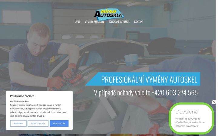 Screenshot of autosklo-orlova.cz