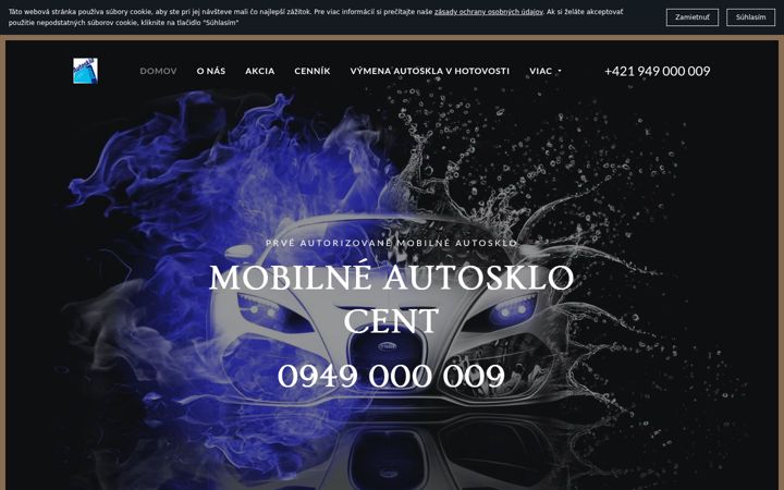 Screenshot of autosklocent.sk