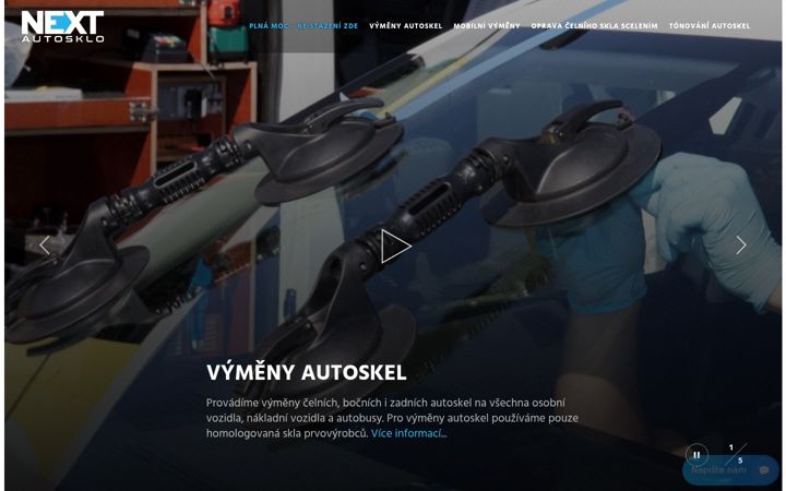 Screenshot of autosklonext.cz
