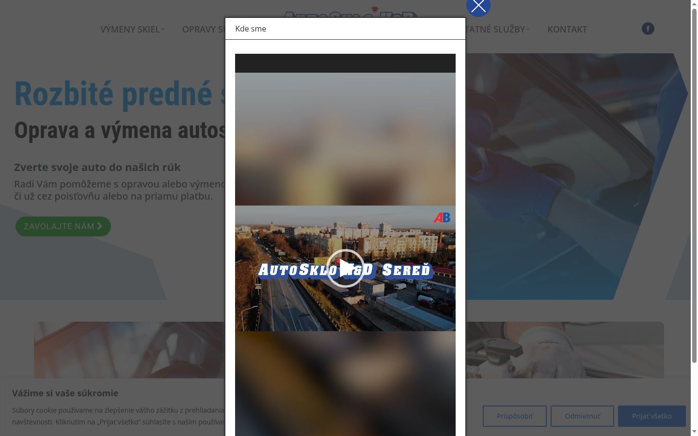 Screenshot des Einwilligungsbanners vor jeglicher Interaktion