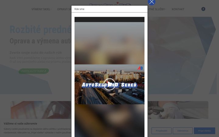 Screenshot of autosklosered.sk