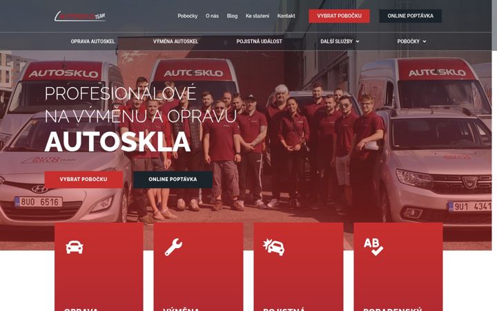 Zrzut ekranu autoskloteam.cz