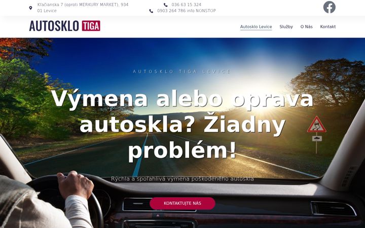 Snímek obrazovky autosklotiga.sk