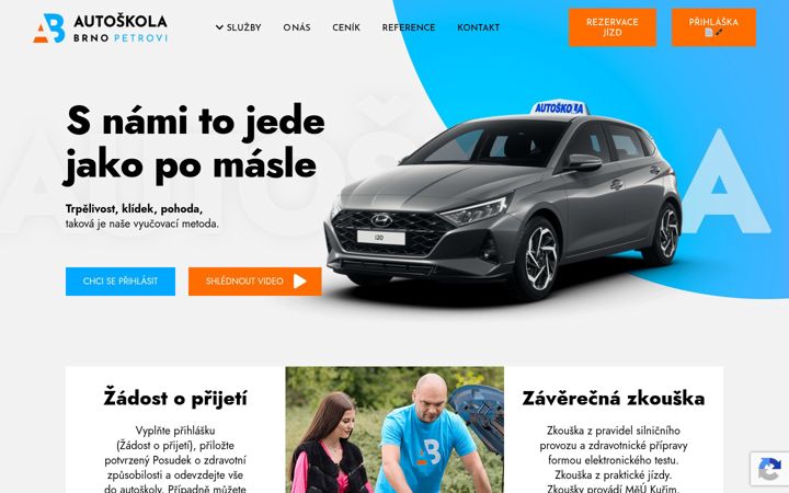 Skærmbillede af autoskola-brno.com