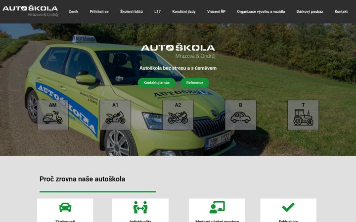 Zrzut ekranu autoskola-klobouky.cz