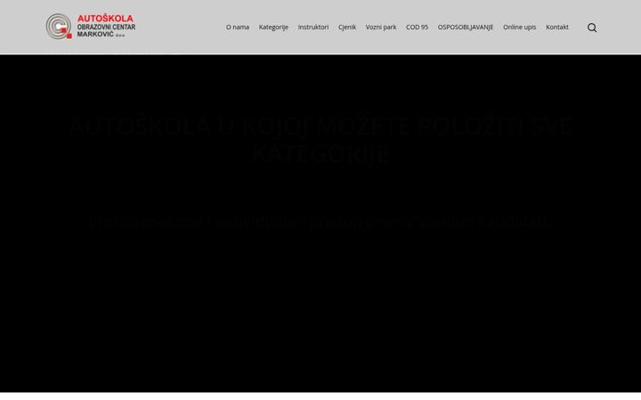 Screenshot of autoskola-ocmarkovic.hr