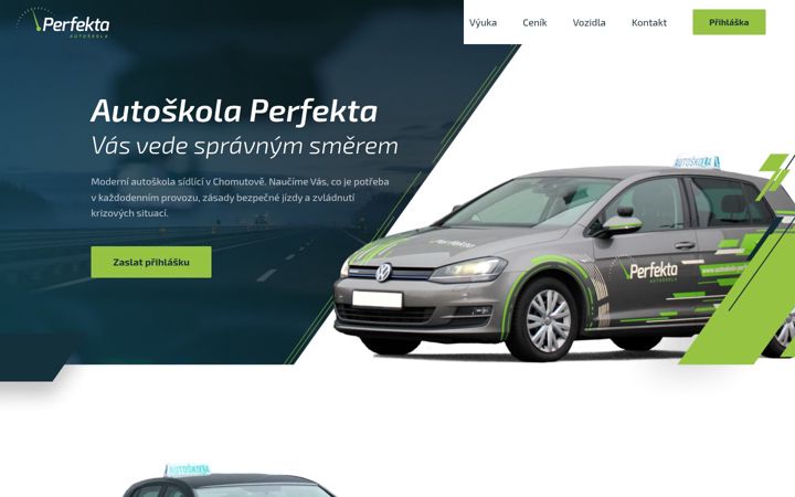 Skærmbillede af autoskola-perfekta.cz
