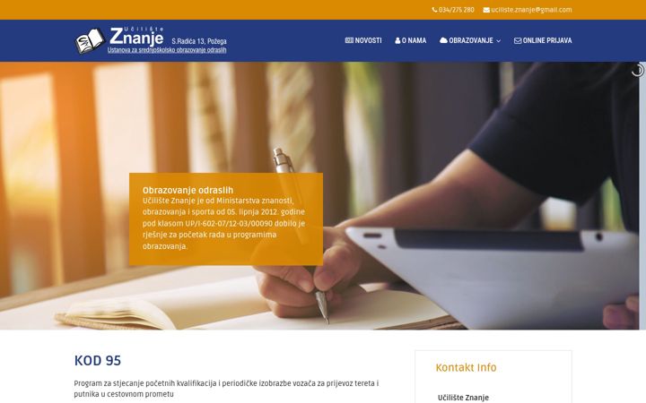 Screenshot of autoskola-skorpion.com.hr
