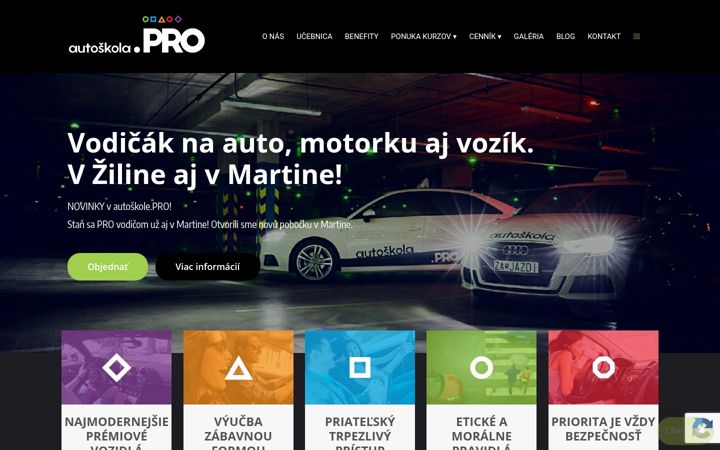 Screenshot of autoskola.pro
