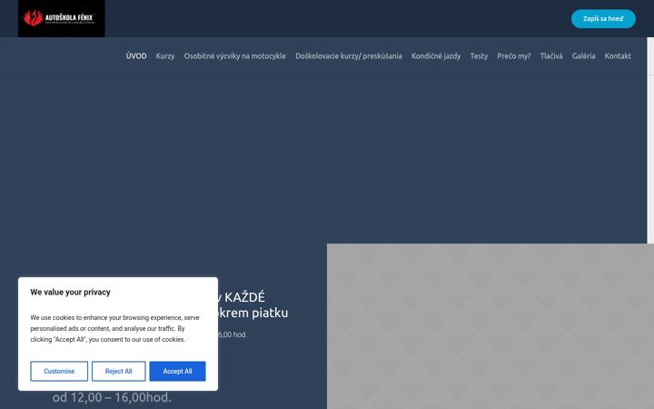 Screenshot of autoskola.ws