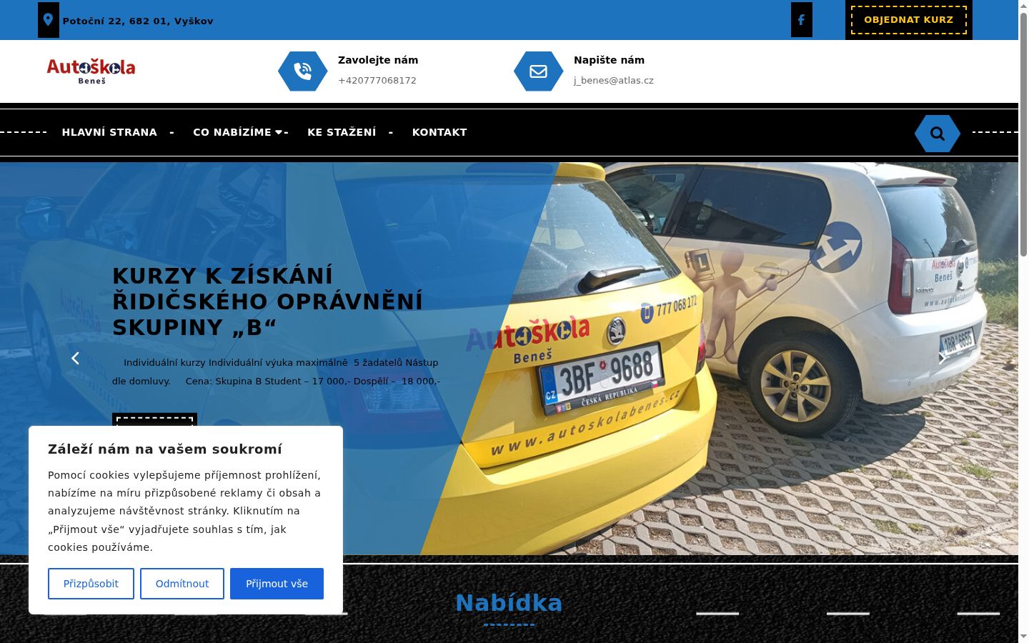 Képernyőkép a bármilyen interakció előtt megjelenő hozzájárulási bannerről