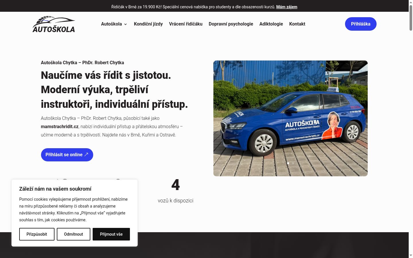 Screenshot tal-banner tal-kunsens muri qabel kwalunkwe interazzjoni
