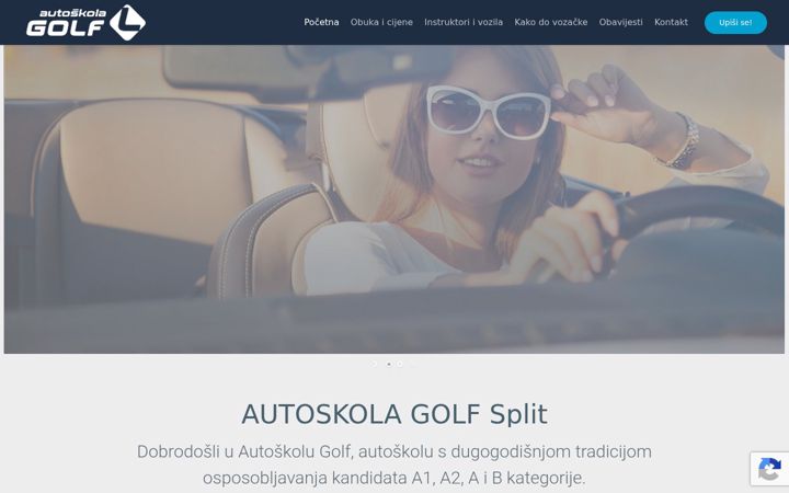 Screenshot of autoskolagolf.hr