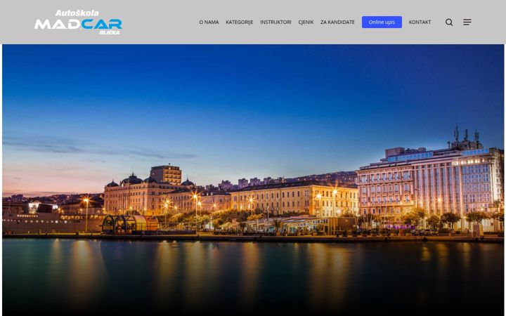 Screenshot of autoskolamadcar.com