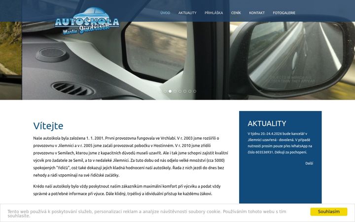 Screenshot of autoskolamj.cz
