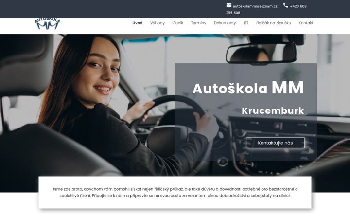 Screenshot of autoskolamm.cz