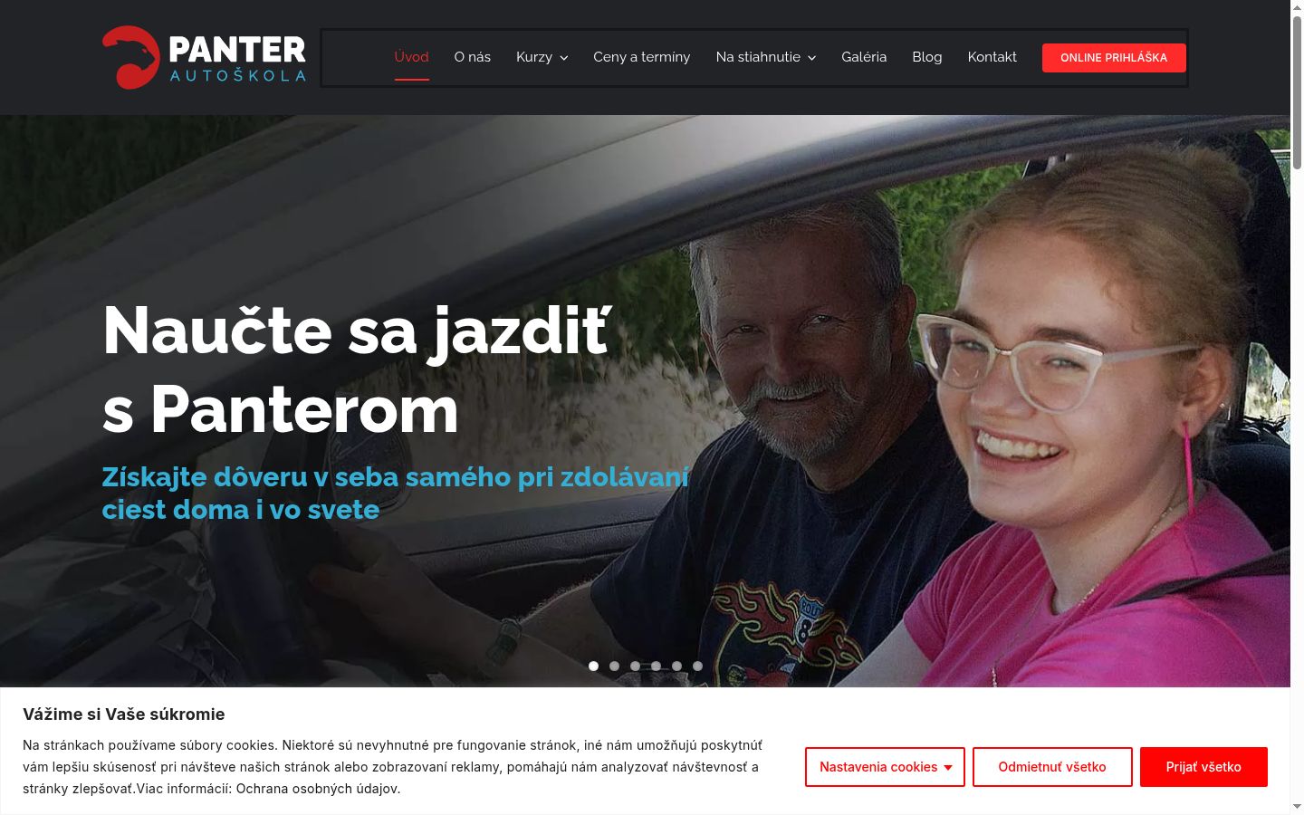 Snímek obrazovky baneru souhlasu zobrazeného před jakoukoli interakcí