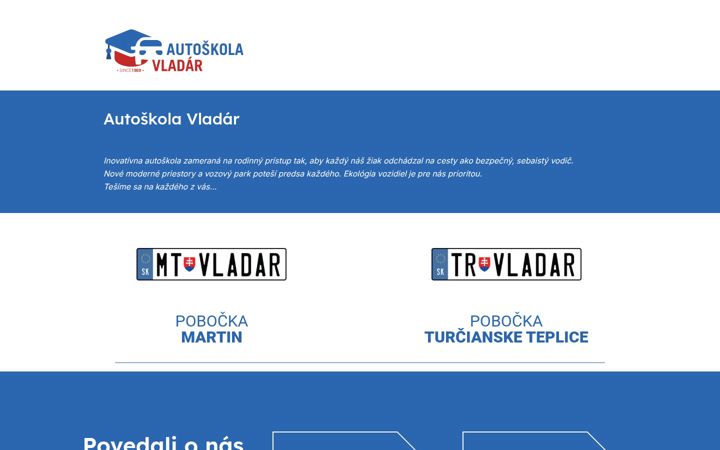 Screenshot of autoskolavladar.sk