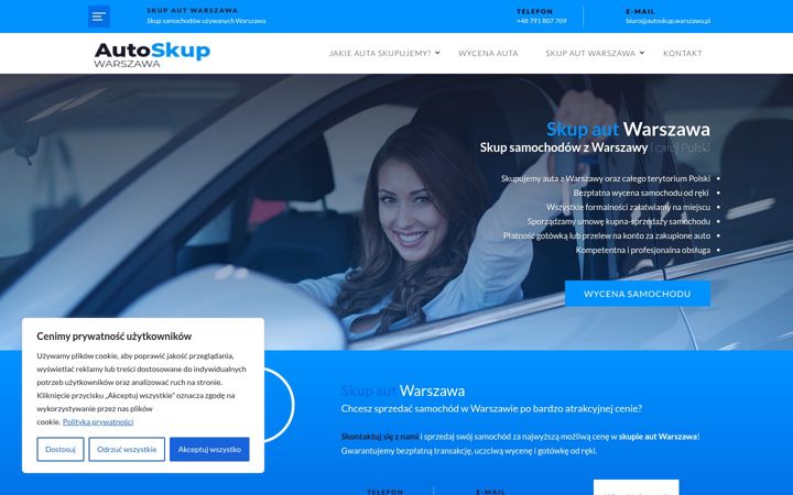 Screenshot of autoskup.warszawa.pl