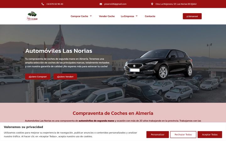 Screenshot of autoslasnorias.com