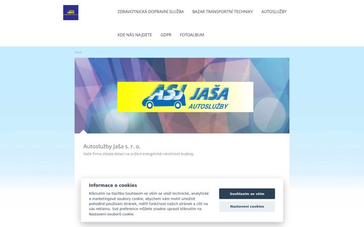 Screenshot di autosluzbyjasa.cz