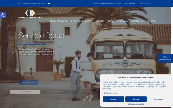 Screenshot of autosmediterraneo.com