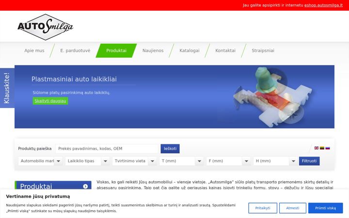 Screenshot of autosmilga.lt
