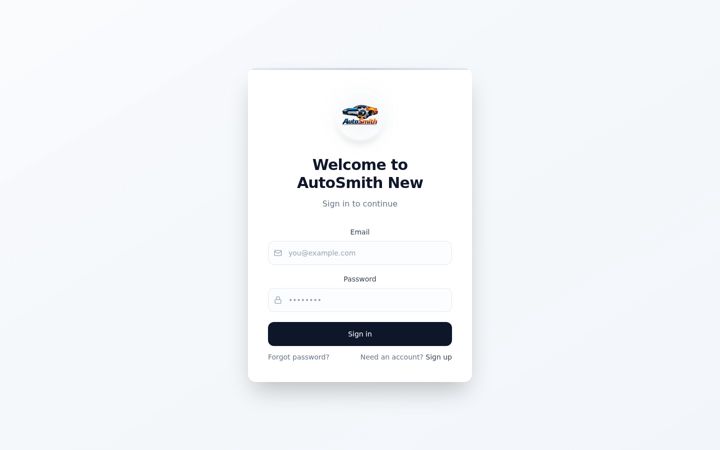 Screenshot of autosmith.com.au