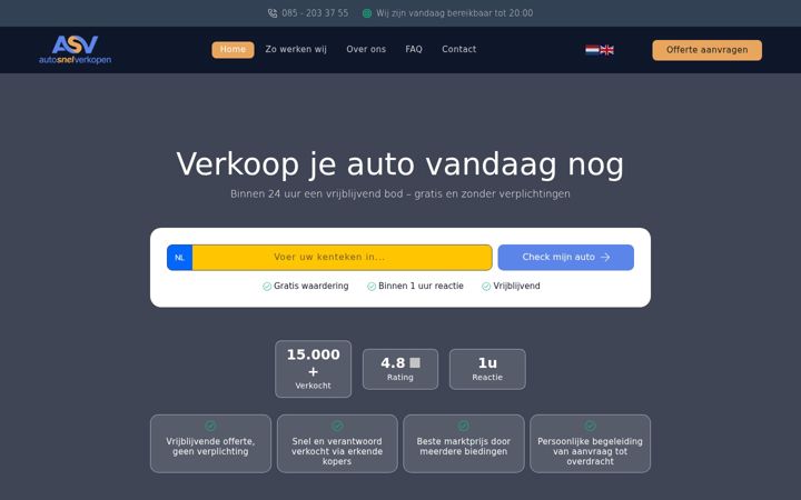 Screenshot of autosnelverkopen.nl