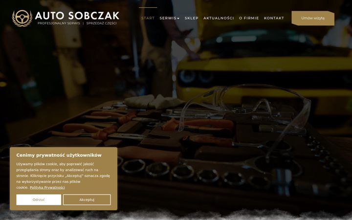 Screenshot of autosobczak.pl
