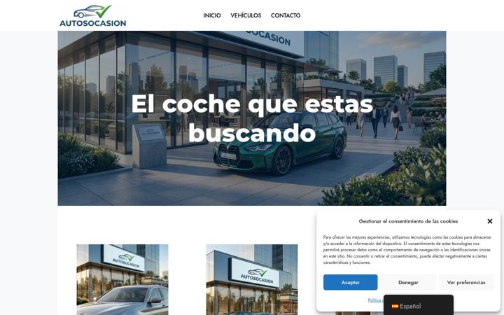 Screenshot of autosocasion.es