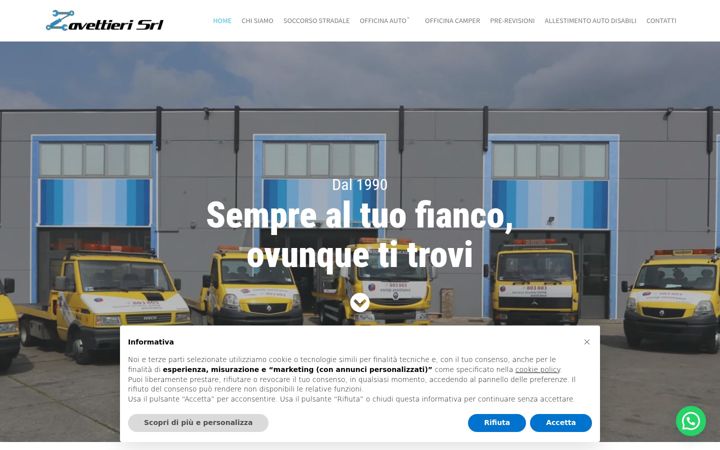 Screenshot of autosoccorsozavettieri.it