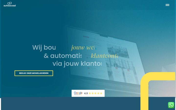 Screenshot of autosociaal.nl