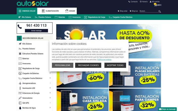 Screenshot of autosolar.es