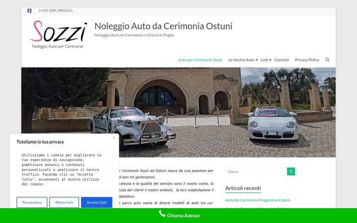 Screenshot of autosozzi.com