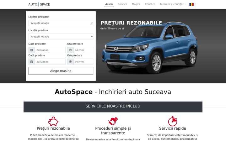Screenshot of autospace.ro