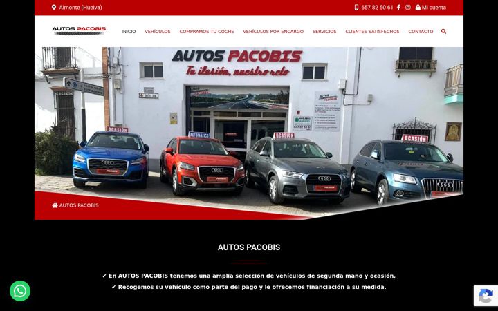 Screenshot of autospacobis.es