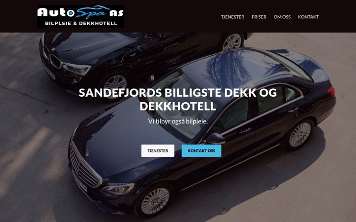 Screenshot of autospasandefjord.no